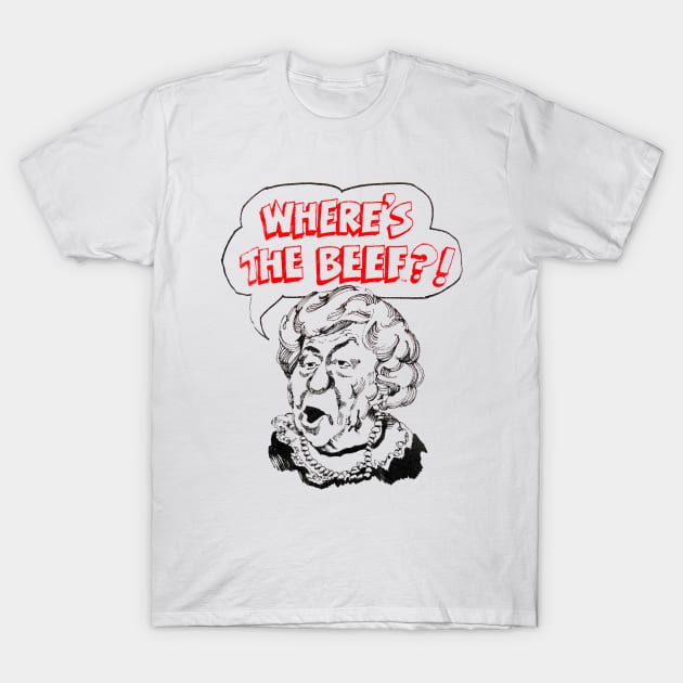 Where's The Beef?! T-Shirt by Pop Fan Shop